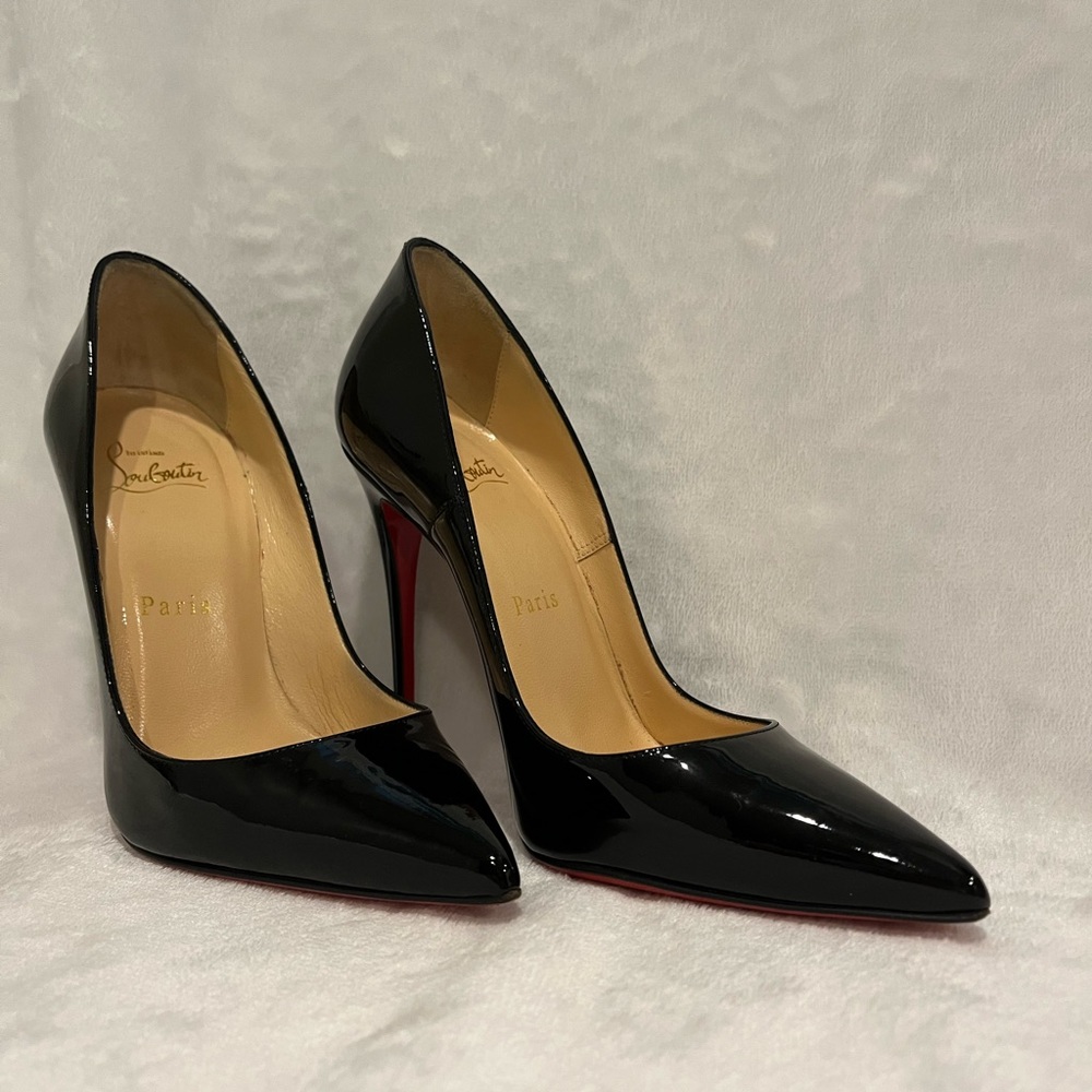 Christian Louboutin So Kate 120 Black Patent Leather